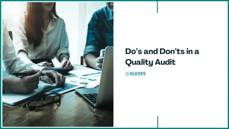 Do's and Don'ts in a Quality Audit