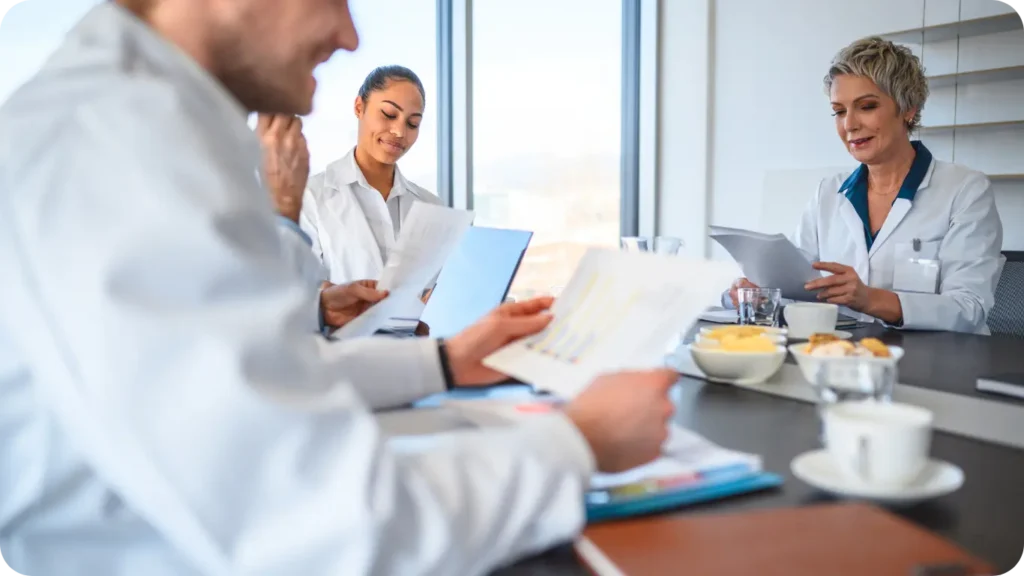 Medical device consultant reviewing 510(k) submission file for FDA compliance.