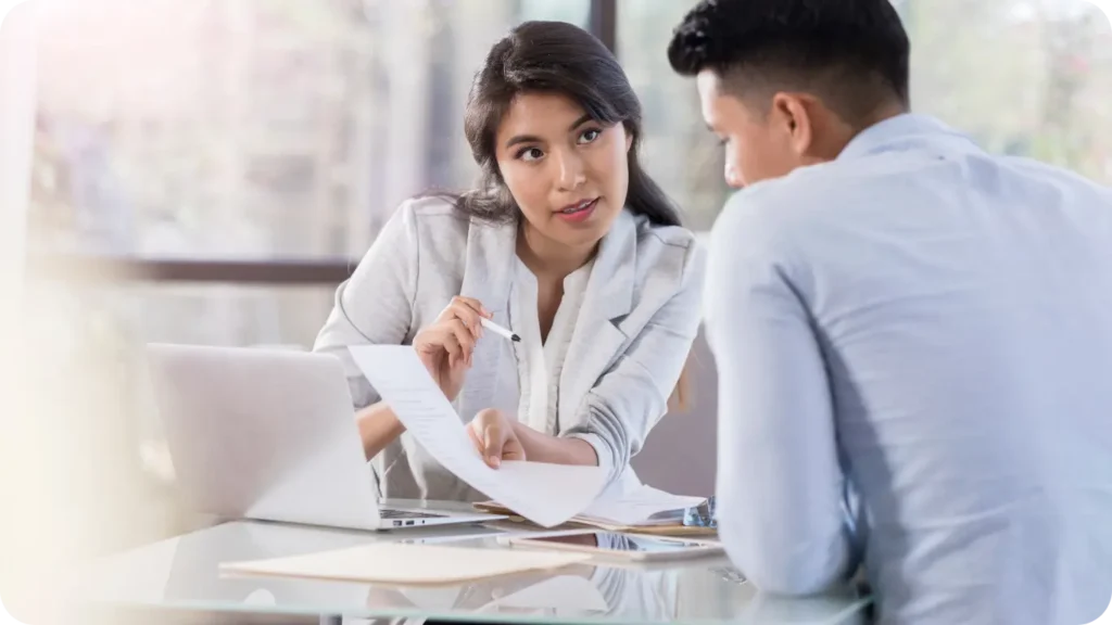 Quality assurance specialist reviewing and providing medical device ISO certification support