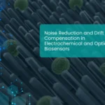 Electrochemical biosensor baseline drift and noise correction graph