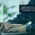 Medical device signal waveform with AI interpretability feature attribution overlay