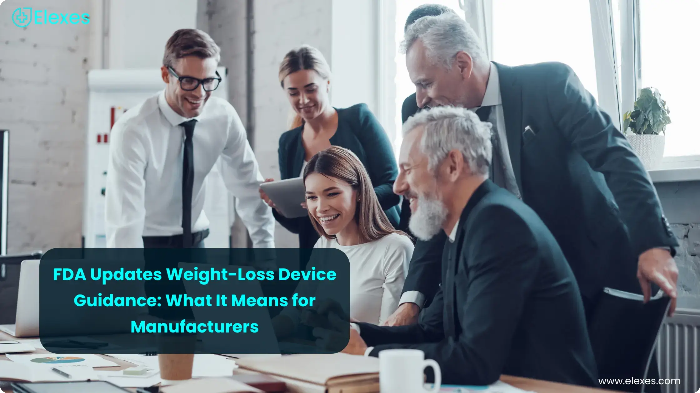 FDA weight-loss device guidance 2026 overview with regulatory team reviewing medical device strategy