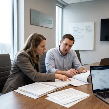 Regulatory team reviewing FDA reporting documents