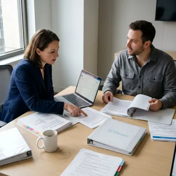 Regulatory team reviewing FDA IDE documents