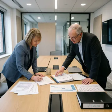 Regulatory consultants reviewing FDA remediation documents