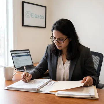 Regulatory consultant preparing a Health Canada incident report