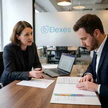 Regulatory consultants reviewing life science compliance strategy