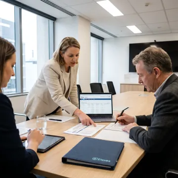 Consultants planning Australian market entry strategy