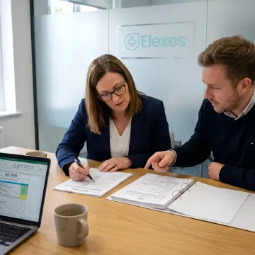 Medical device quality management consulting team reviewing compliance documents