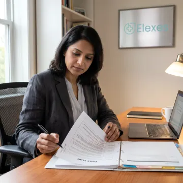 Regulatory consultant reviewing PMCF planning documents