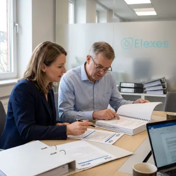 Regulatory team reviewing a medical device submission