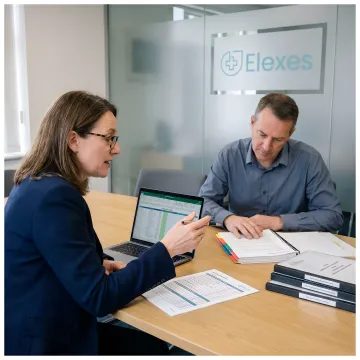 Regulatory team reviewing Australian medical device change documentation