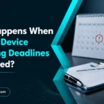 Medical device reporting deadline risk illustration showing missed timelines, compliance concerns, and the need for timely adverse event reporting.